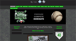 Desktop Screenshot of actionbaseballclub.org